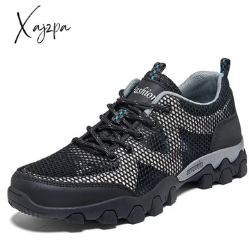 Xajzpa - Mountain Shoes For Men Breathable Summer Outdoor Footwear Fashion Retro Men’s Casual